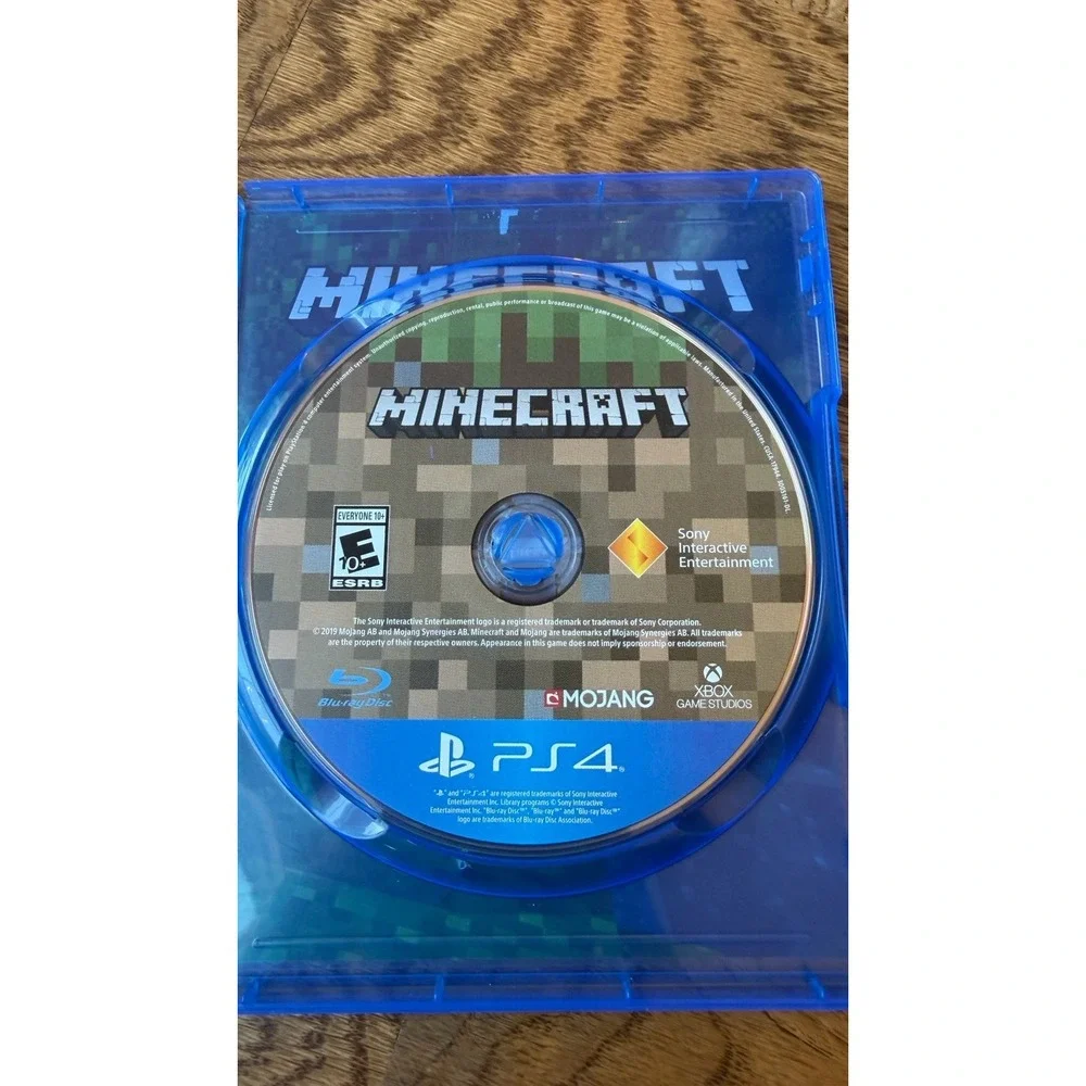 Minecraft PS4 Game Disc w/ Case - Multiplayer, Online Play, Split-Screen E10+